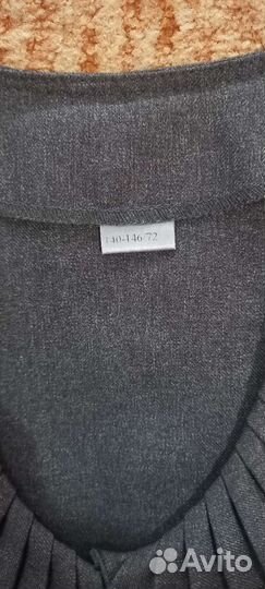 Жилетка для девочки школьная 140-146 серая