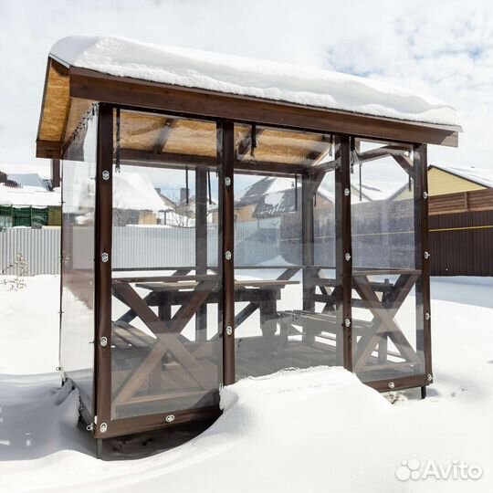 Мягкие окна для террас и беседок