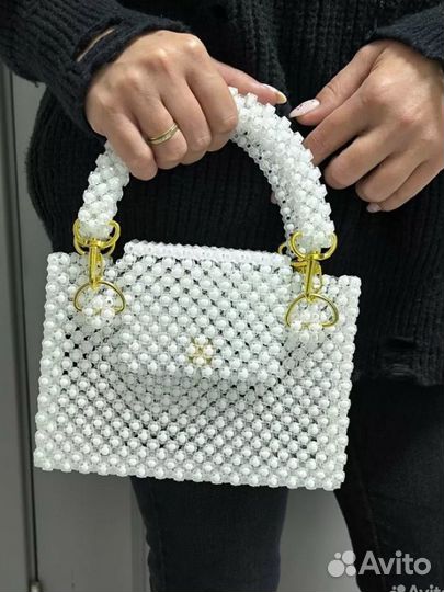 Сумка из бусин ручной работы