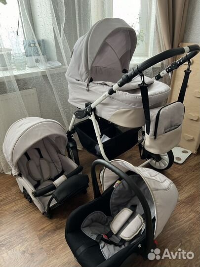 Коляска 3 в 1 indigo