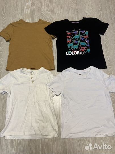 Футболки для мальчика (размер 110)