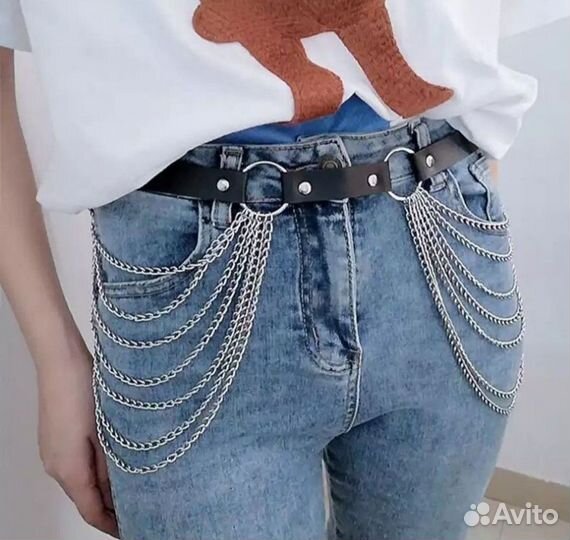 Пояс с цепочками
