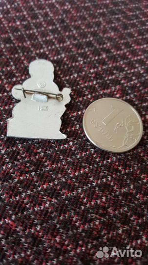 Значок Снеговик Известия СССР