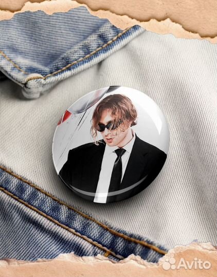 Значки на рюкзак Егор Крид 6 шт