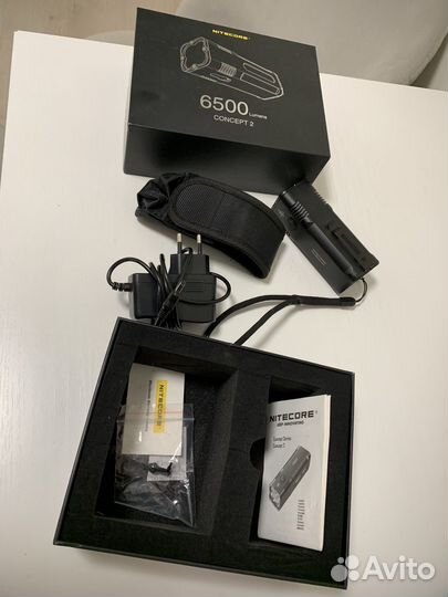 Мощный фонарь nitecore concept 2