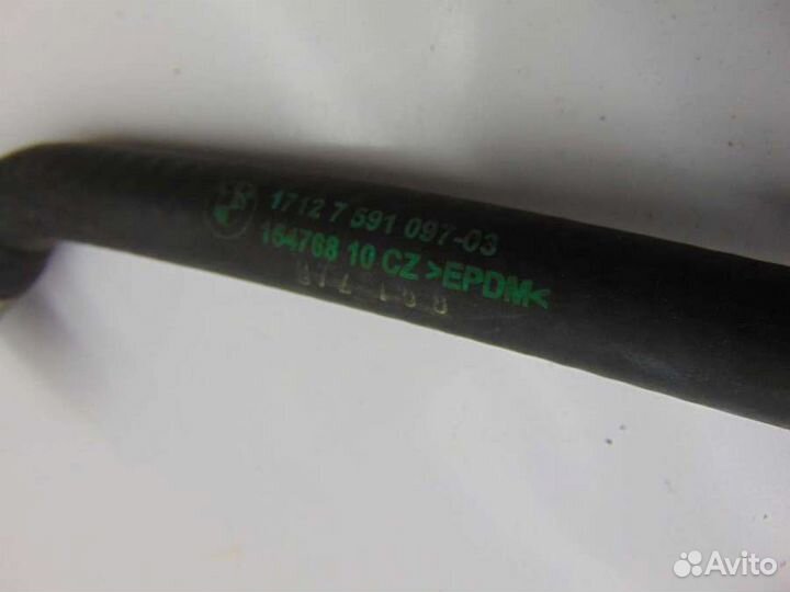 Патрубок (трубопровод, шланг) 17127591096 BMW 7 F01,F02 0