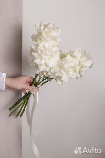 Букет невесты свадебный из французских роз