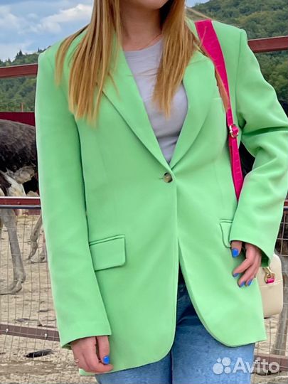 Пиджак оверсайз zara