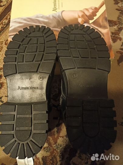 Ботинки кожаные женские зимние 41 размер, бу