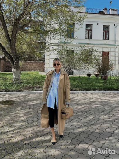 Тренч бежевый Re