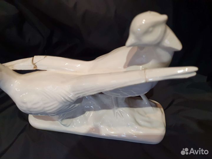 Голуби, фарфор