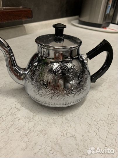 Сервиз чайный хромированный СССР