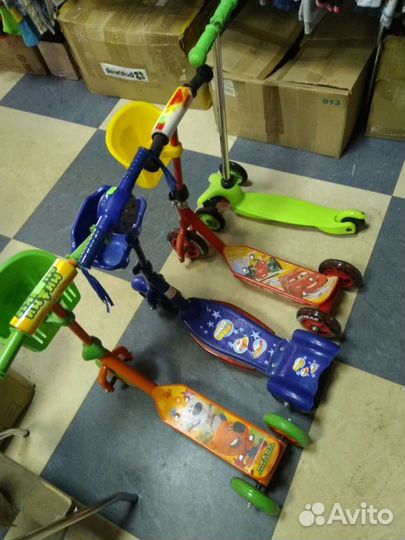 Самокаты детские 3-х колесные