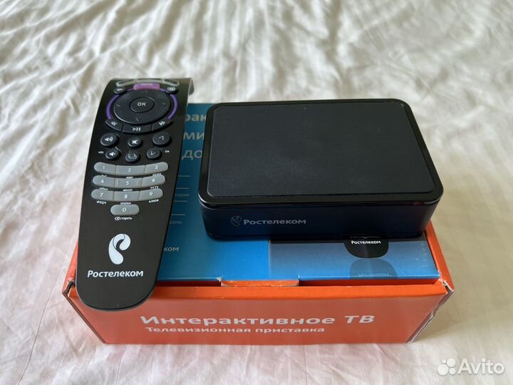 Тв-приставка Ростелеком iptv HD-mini с пультом