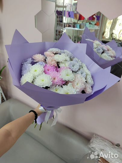 Букет из хризантем