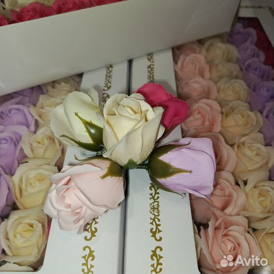 Мыльные розы 50 шт