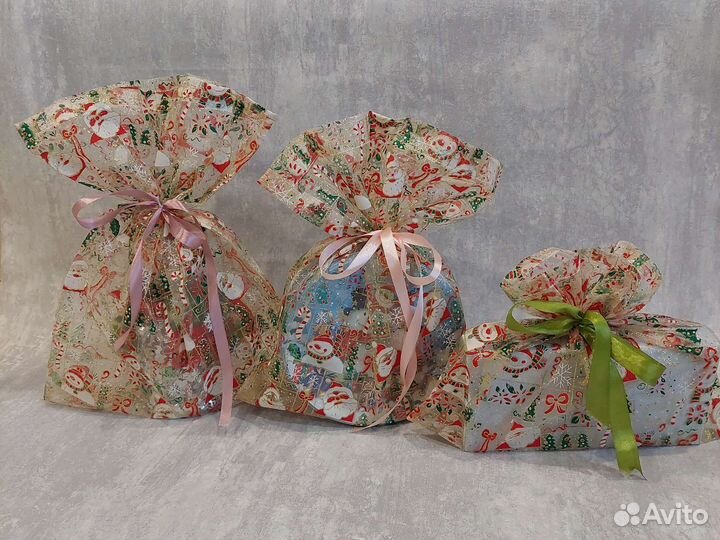 Подарочный мешок новогодний набор