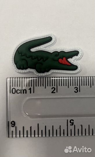 Нашивка Lacoste силиконовая