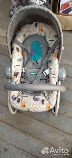 Шезлонг детский babyton