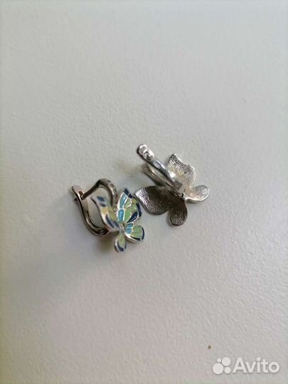 Серебряные серьги Sokolov