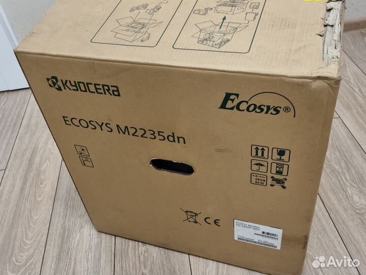 Мфу лазерный kyocera ecosys m2235dn