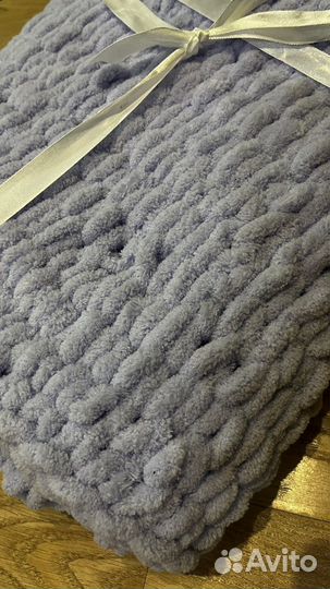 Плед детский из alize puffy