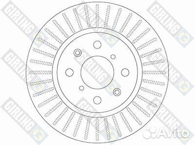 6062321 girling Тормозной диск