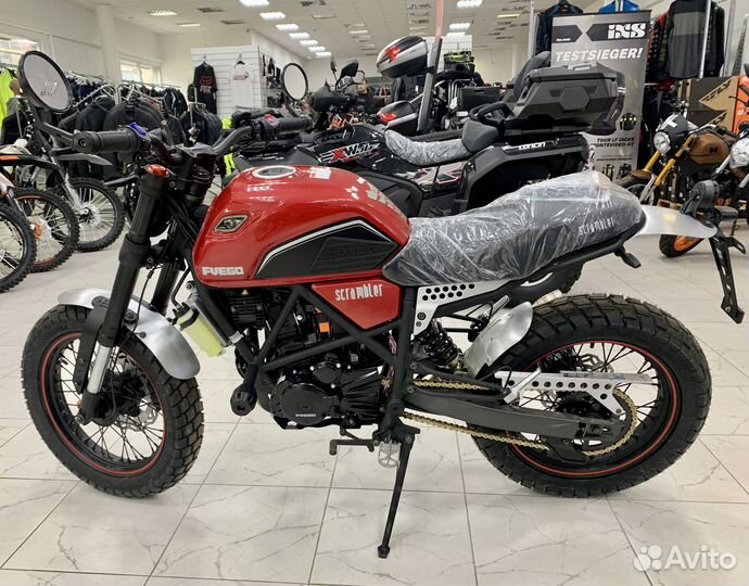 Мотоцикл Fuego Scrambler 250 LUX