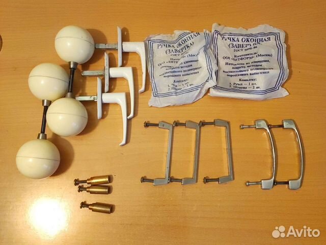 Дверные и мебельные ручки винтаж