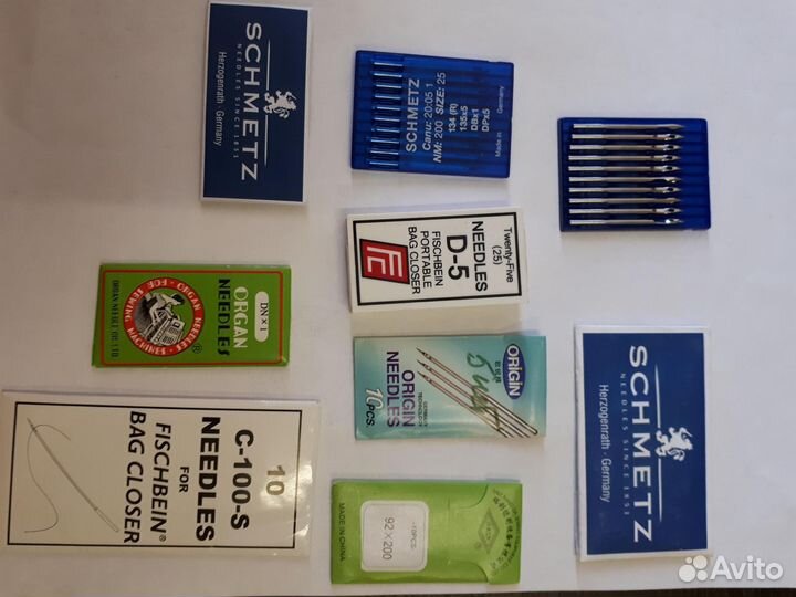 Нити и иглы для мешкозашивочных машин