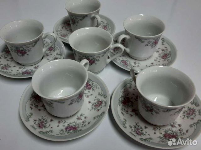 Кофейный сервиз /блюдца+чашки