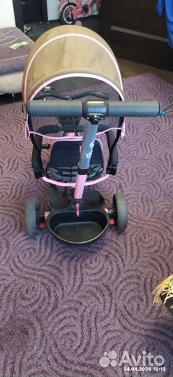 Детский велосипед с ручкой