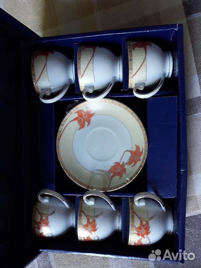 Кофейный сервиз новый (2 разных )