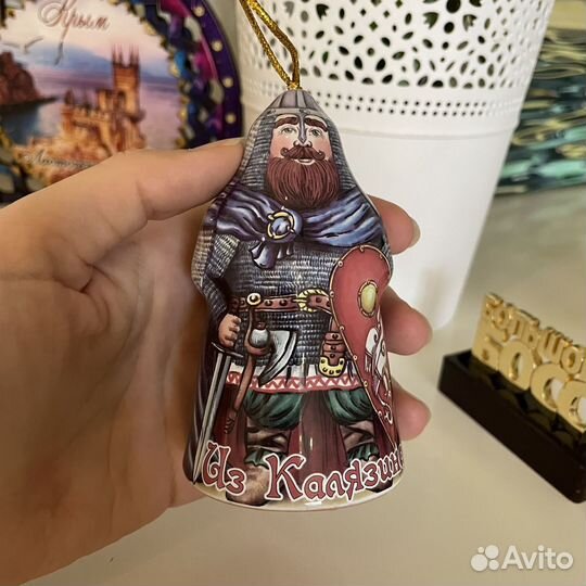 Сувениры Слон керамич, Богатырь глина и др