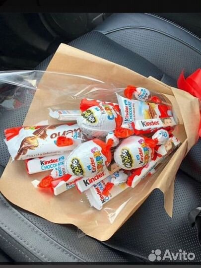 Сладкие букеты из конфет