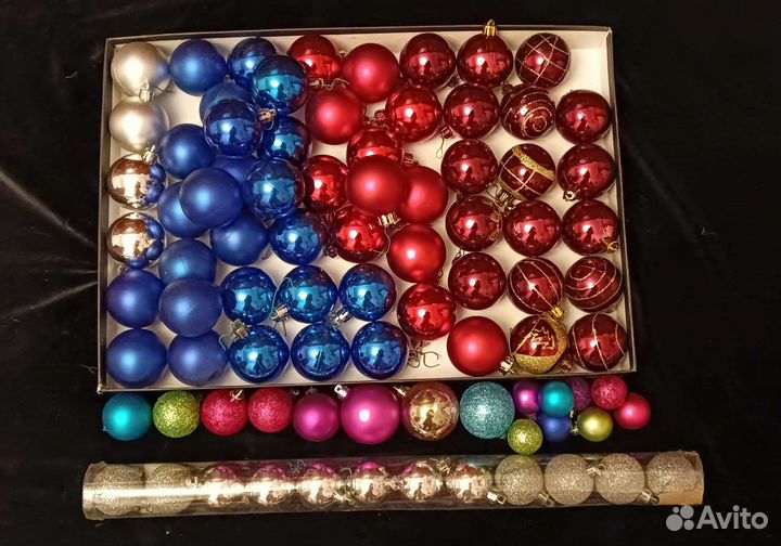 Шары ёлочные, новогодние игрушки