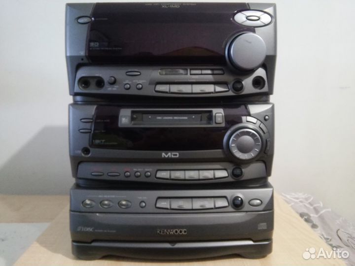Муз.центрKenwood XL-1MD(аналог rxd-500) с колонкам