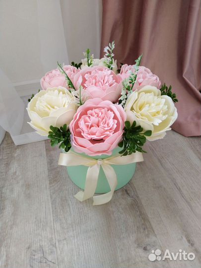 Букет цветы пионы