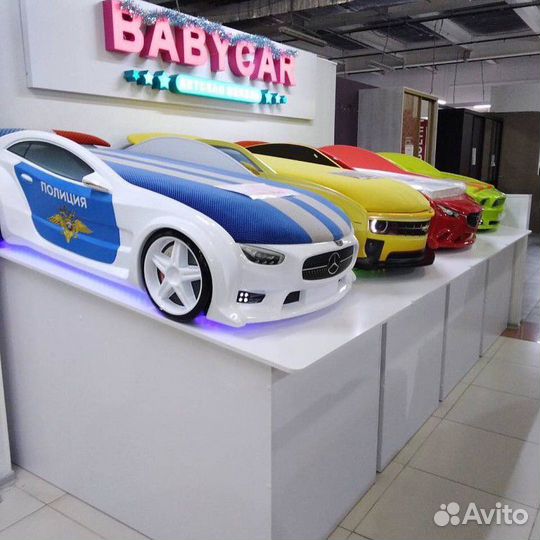 Детские кровати машины