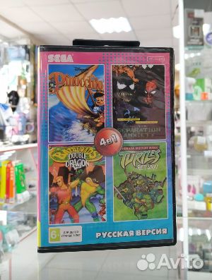 4в1 pinocio/battle toads & doubble dragon/ninja tu