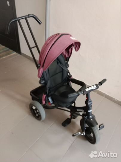 Детский велосипед с родительской ручкой