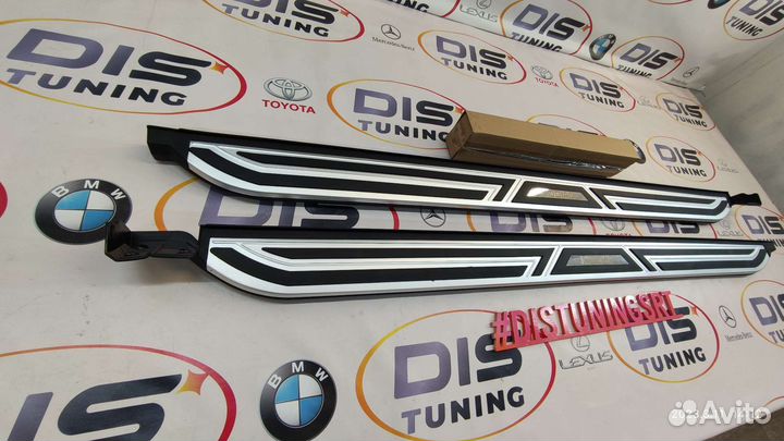 Подножки Skoda Kodiaq 17-21г