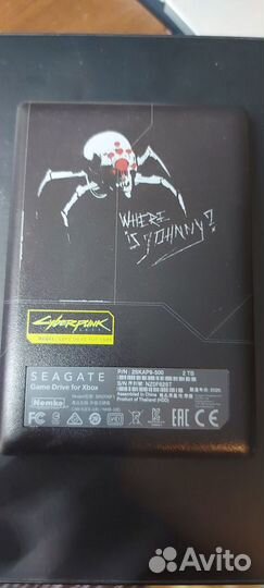 Внешний диск Seagate 2TB Xbox Cyberpunk 2077