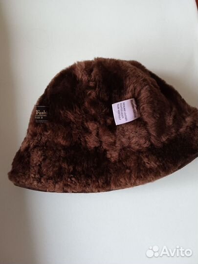 Шляпа замшевая зимняя