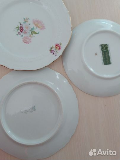 Блюдца и тарелочки Англия,Германия