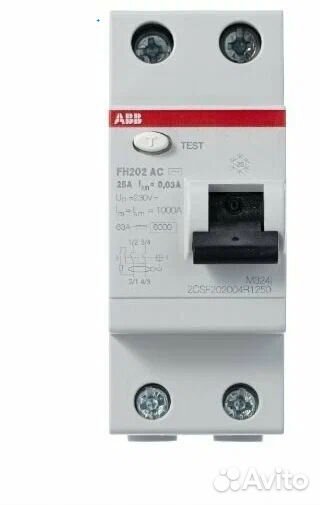 Узо — ABB FH202 AC-25/0,03 Оригинал