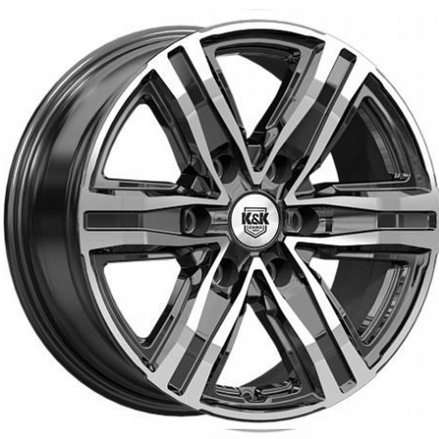 K&K R8 (кс1174) : 7,5x17 6*139,7 Et:45 Dia:93,1 алмаз черный