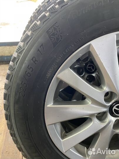 Колеса 225 65 r17 Michelin зима шипы