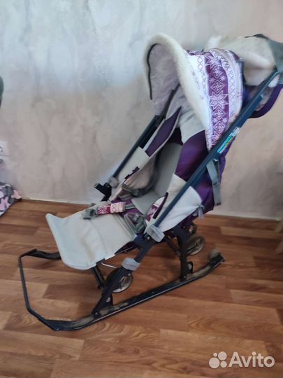 Коляска санки