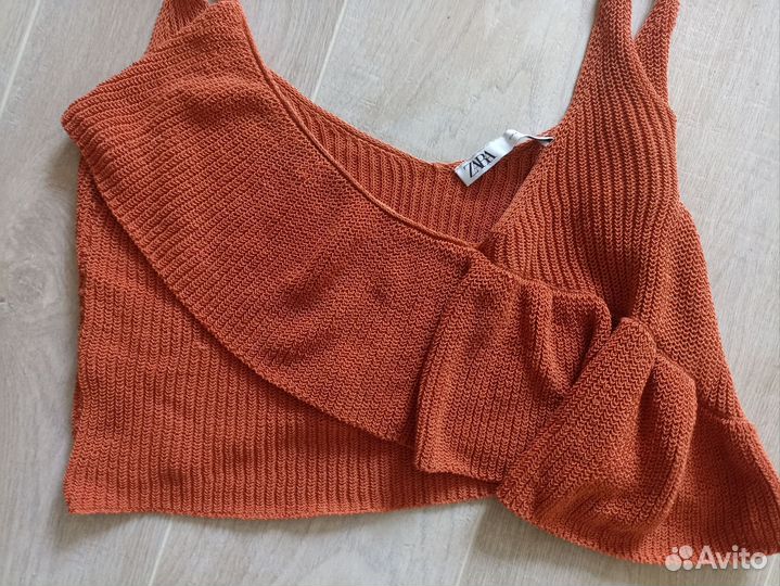 Топ вязванный Зара